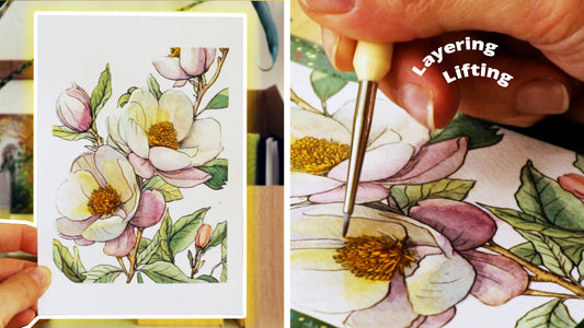 Mastering Watercolor: New Video Tutorial & PDF Guide on Layering and Lifting