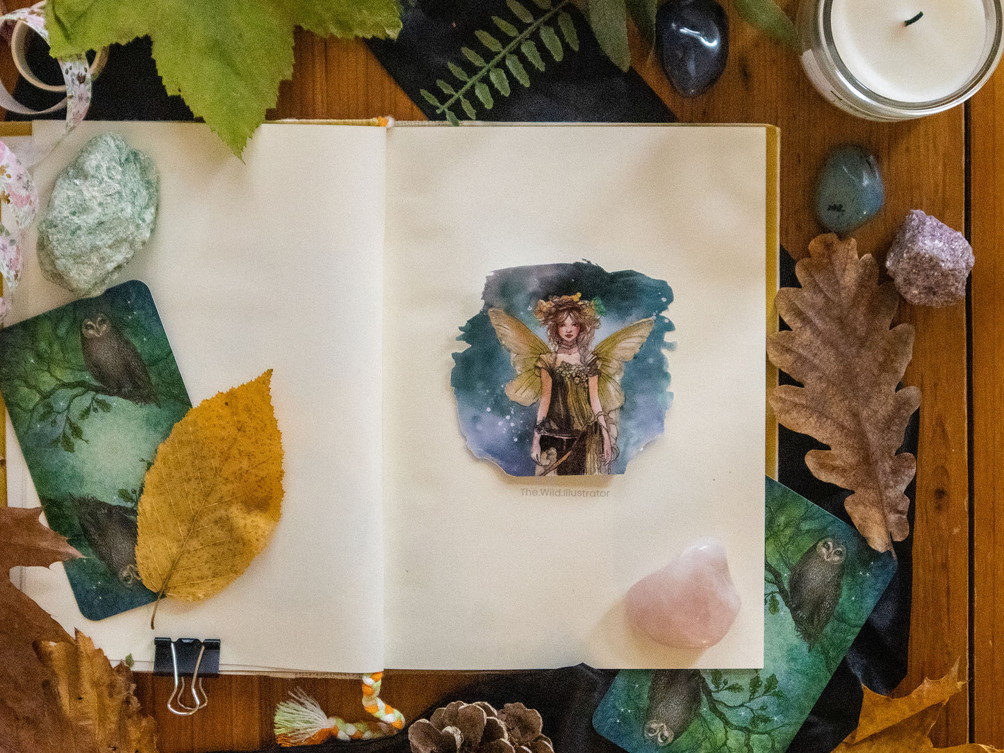 Enchanting Forest Fairy Sticker Bundle | Whimsical Art Stickers