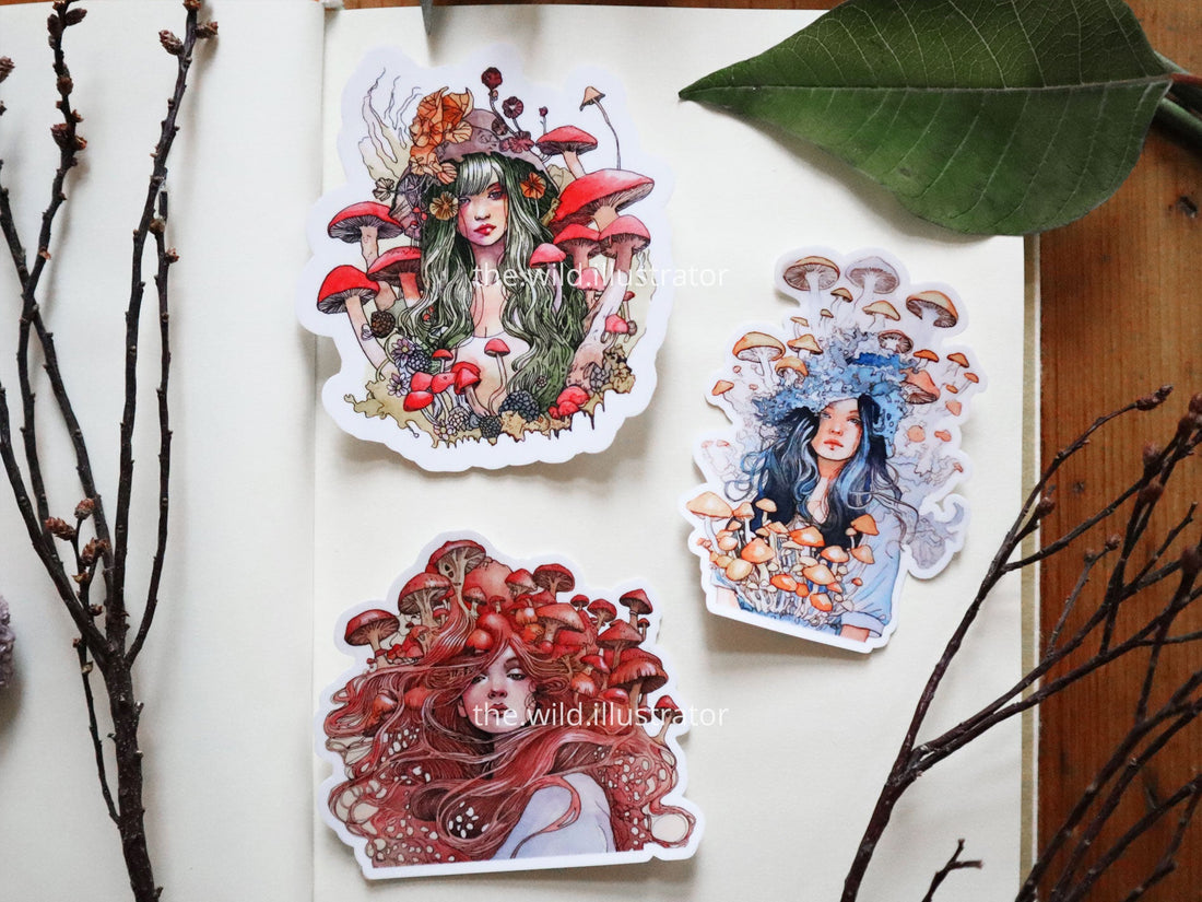 Whimsical Stickers to Enchant Your World – New Arrivals in The Wild Shop!