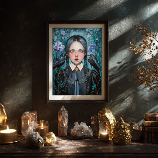 Dark Bloom – Limited Gold Edition Fine Art Print