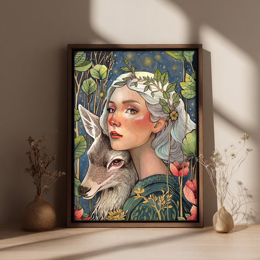 Golden Silence – Original Watercolor Painting