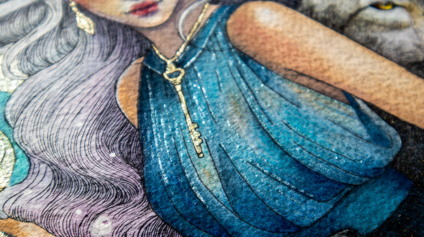 Hekate – Original Watercolor Painting