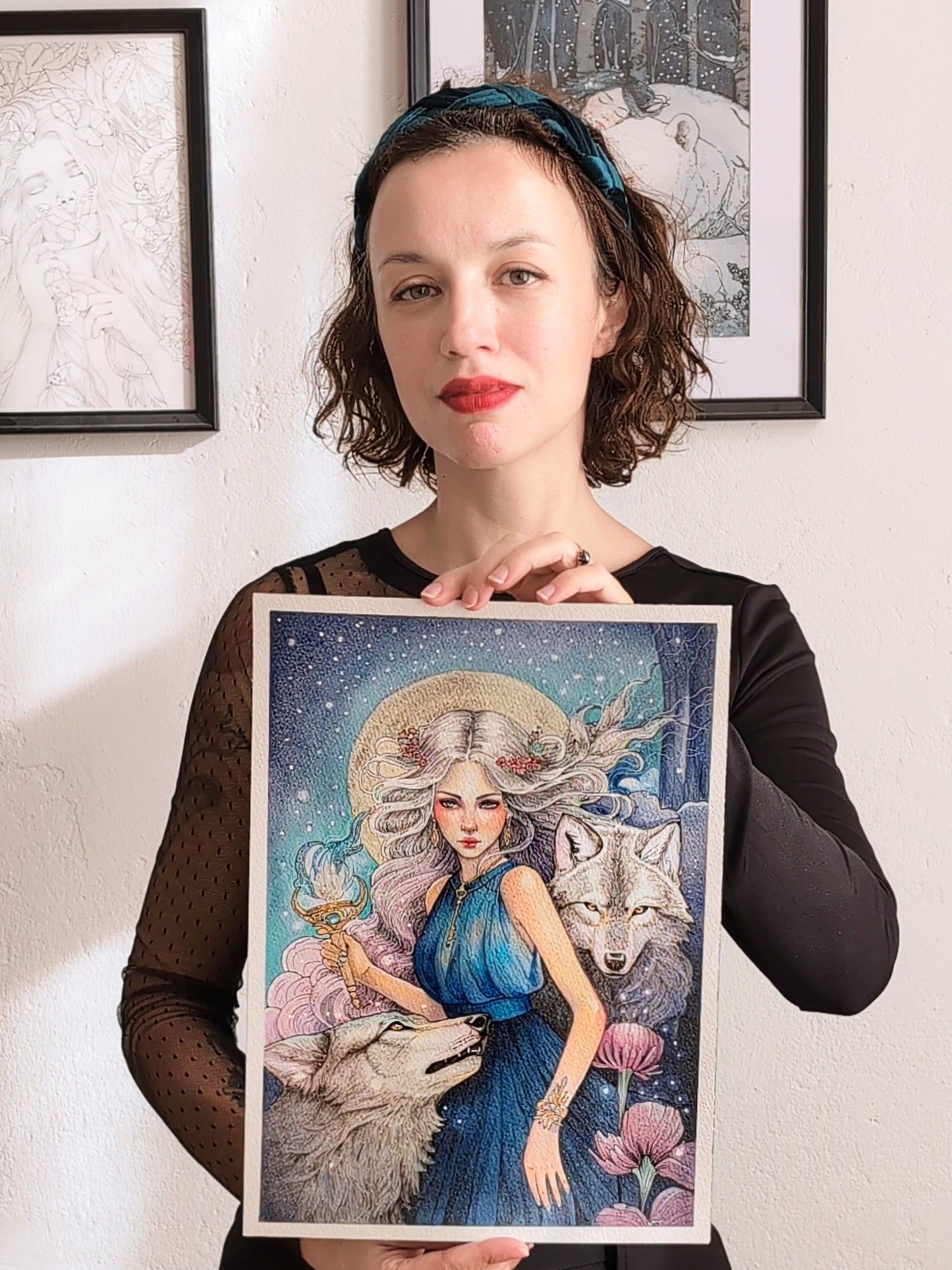 Hekate – Original Watercolor Painting