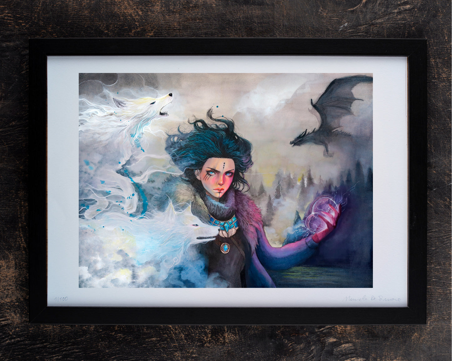 Calling the Wolves of Skyrim – Limited Edition Prints of 30