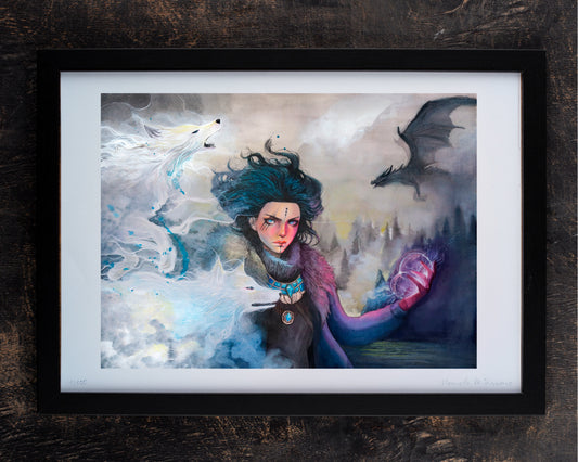 Calling the Wolves of Skyrim – Limited Edition Prints
