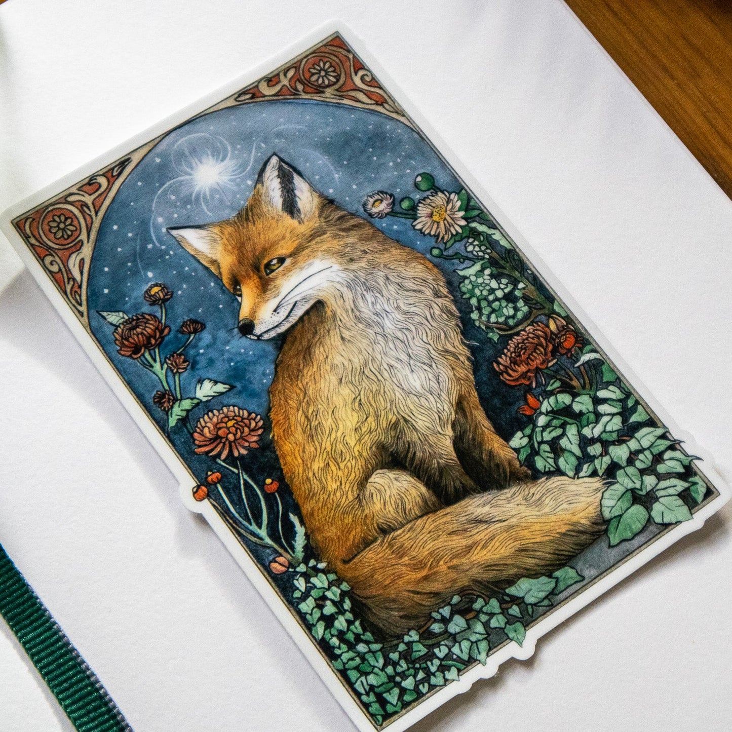 Spirit of the Fox – Autumn Forest Fox Sticker