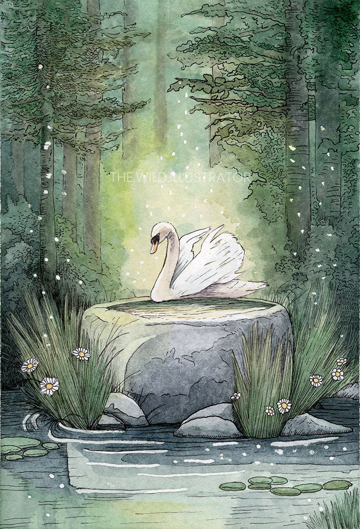 Wellspring – Original Watercolor Painting