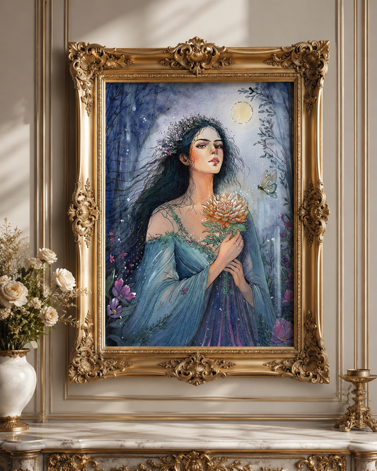 Titania Queen of the Fairies Framed