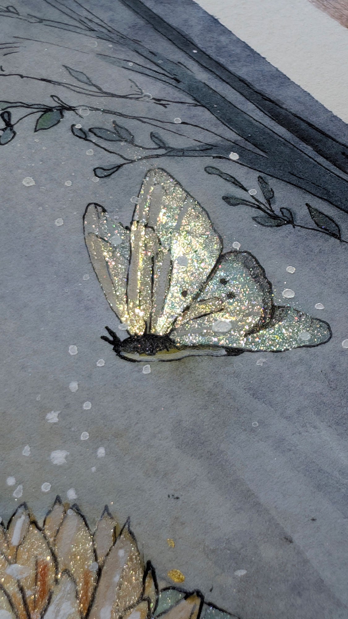 Titania Queen of the Fairies shimmering details 2