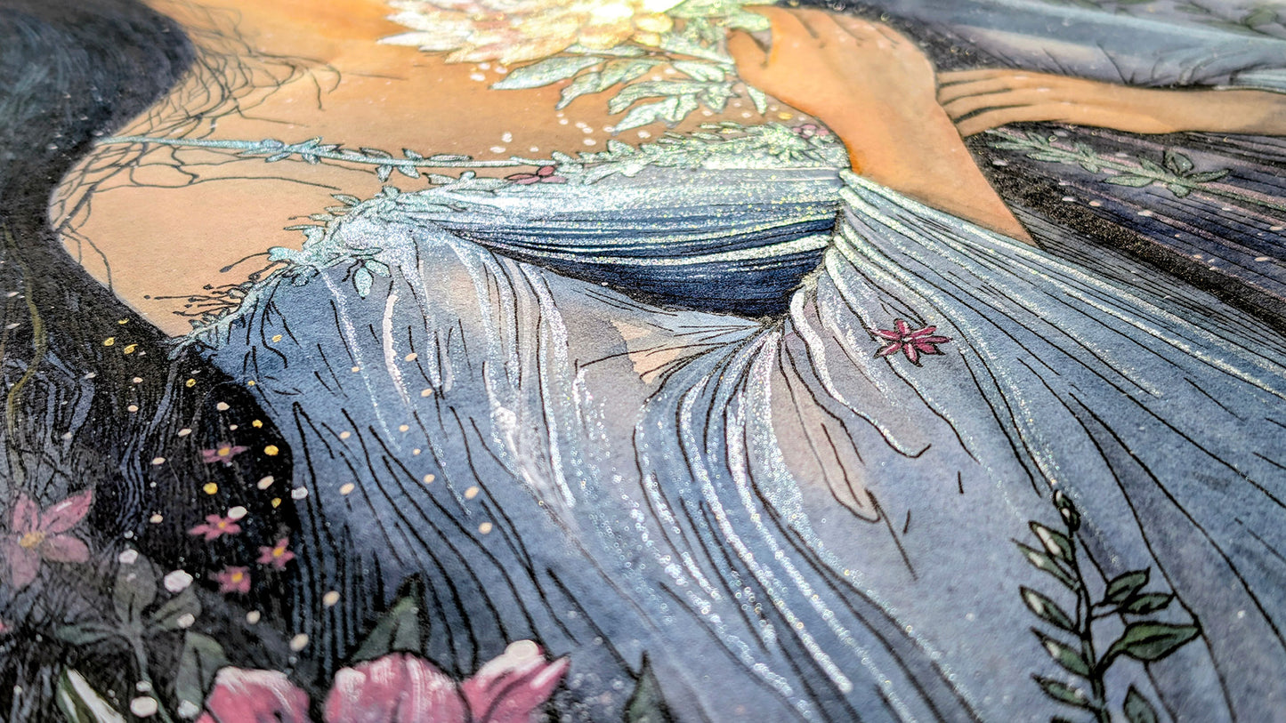 Titania Queen of the Fairies shimmering details 3