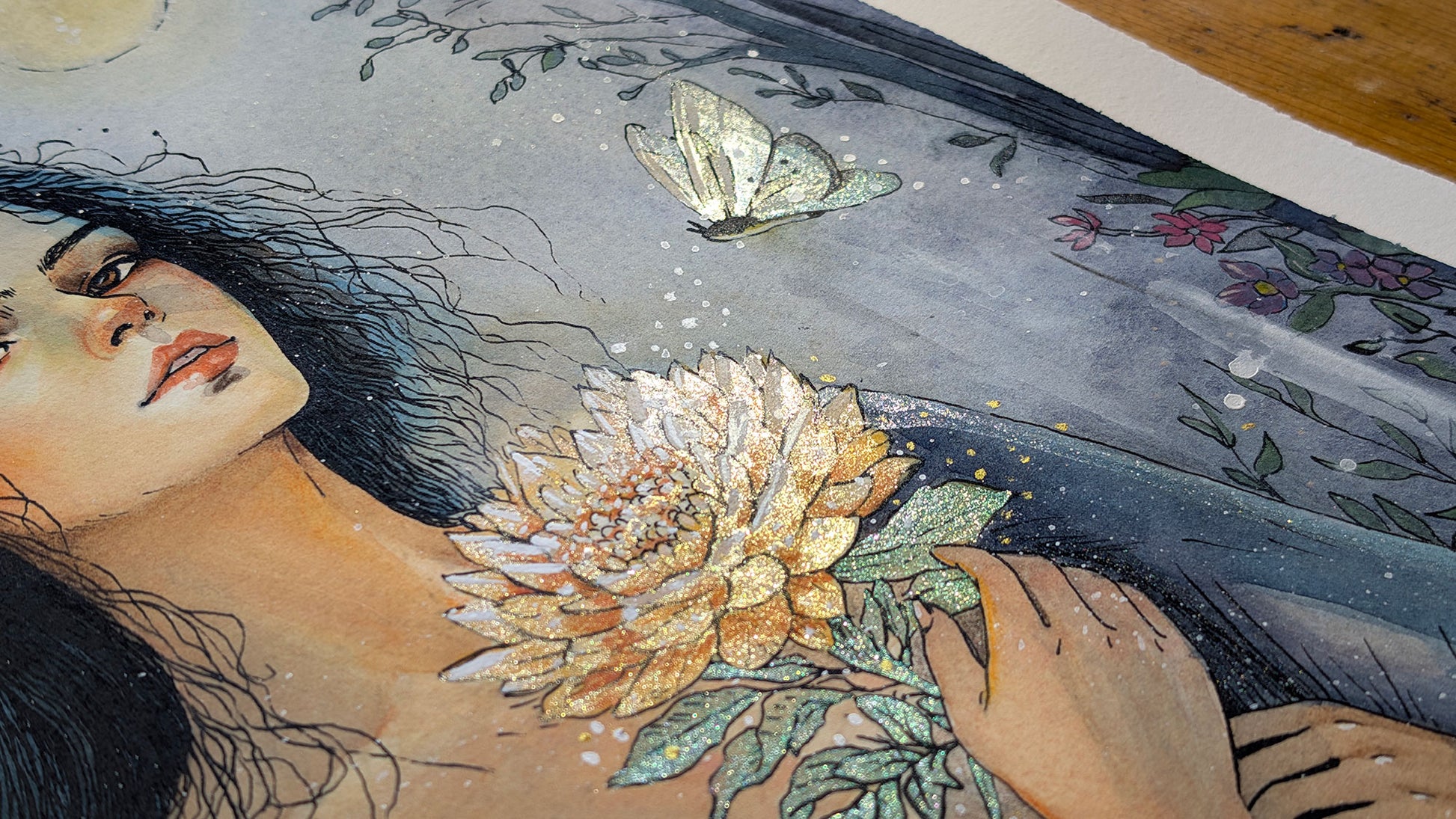 Titania Queen of the Fairies shimmering details 4