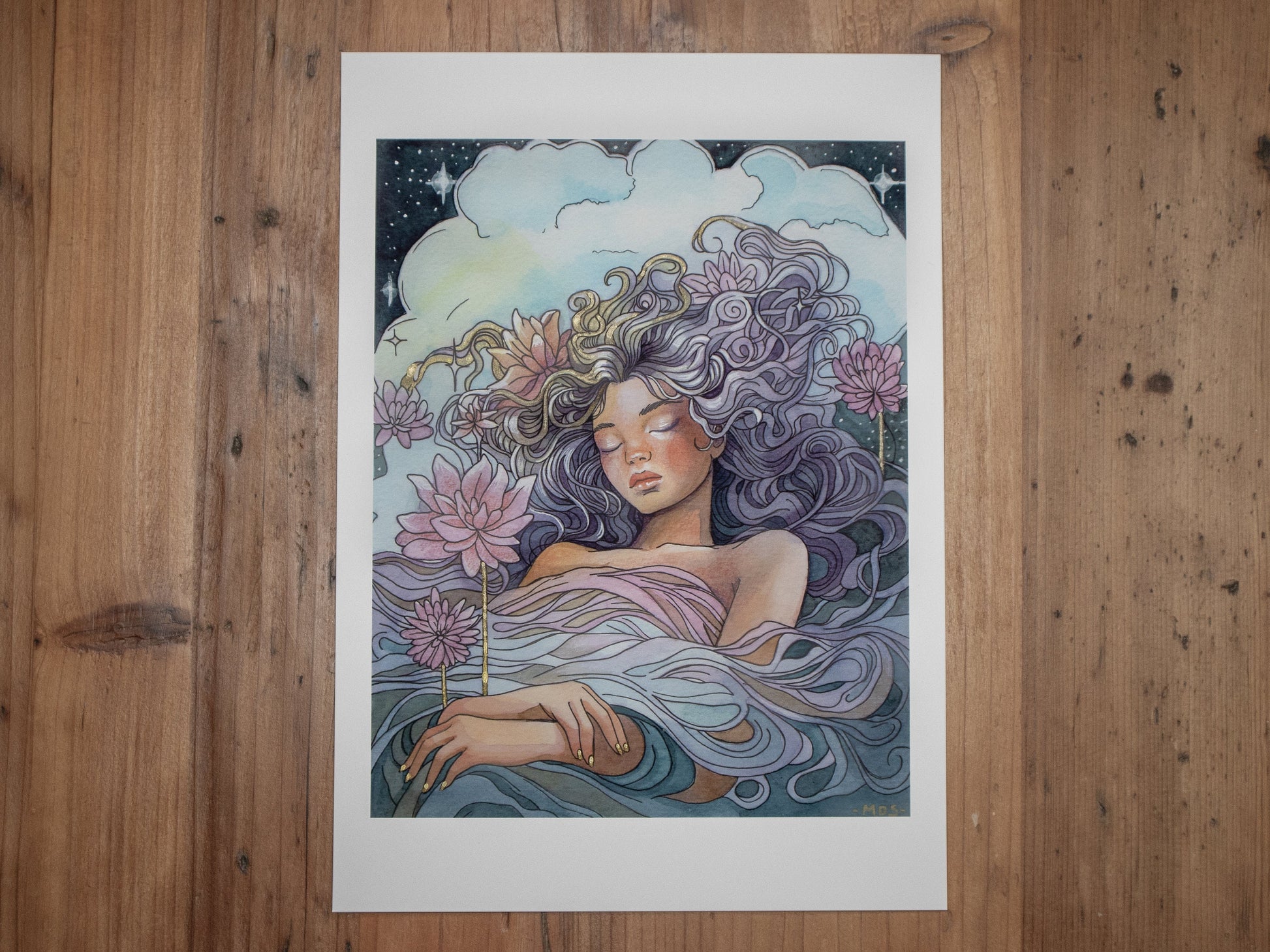 Feminine and spiritual celestial prints, perfect for framing